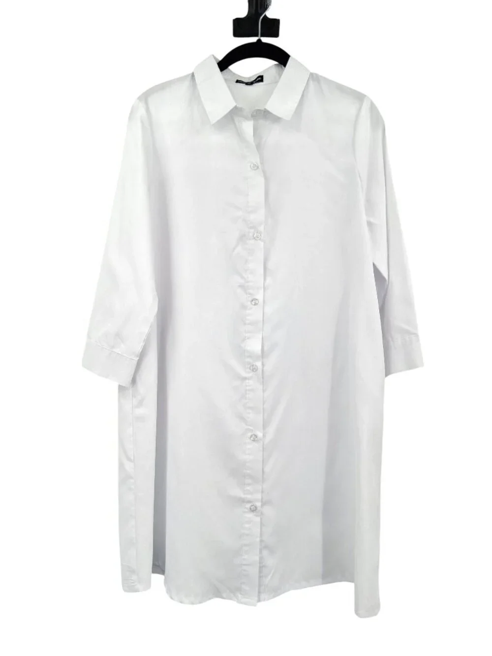 pretty little thing white shirt dress PrettyLittleThing Stone Polka Dot Shirred Waist Shirt Dress